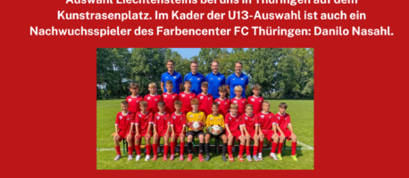 U13 VFV Auswahl – Spiel in Thüringen